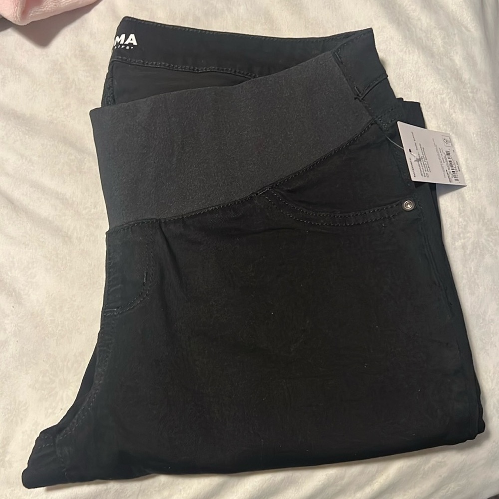 Black Maternity Jeggings